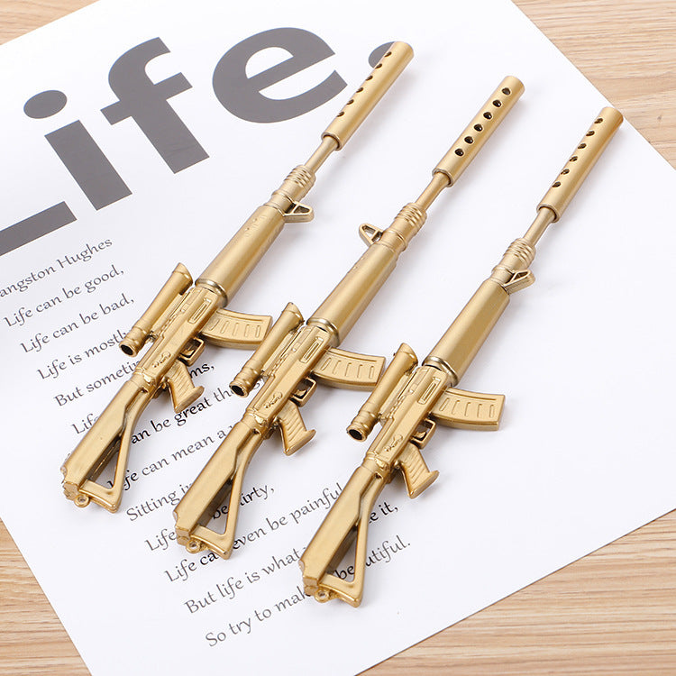 Ballpoint Pen Plastic Creative Machine Gun Shape Gel Pen Liuj017