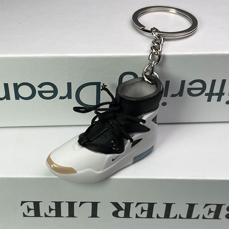 PVC gradient 3D high top shoe keychain MIC-MiaoY085