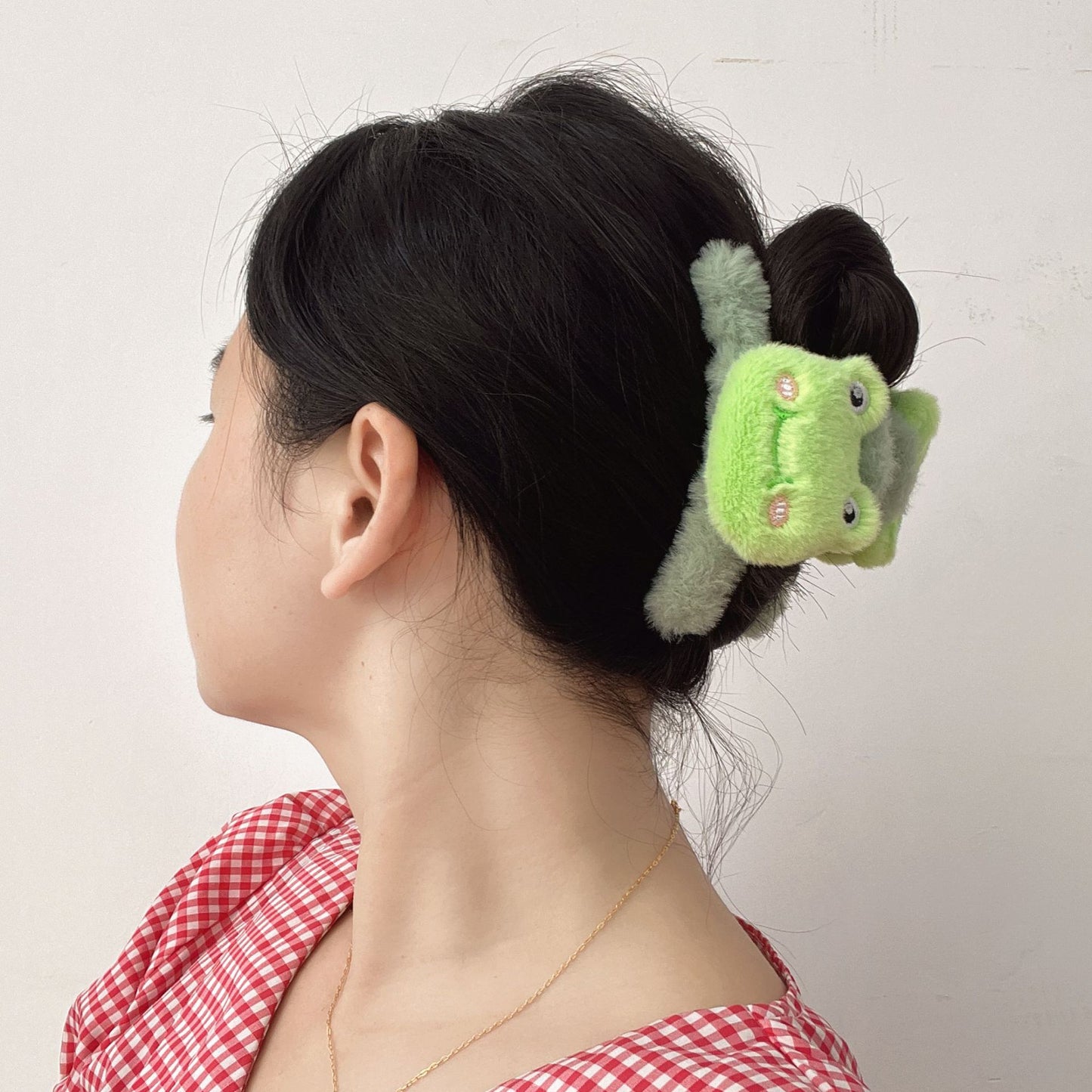 Plush cartoon hair clip MIC-LiaoW005