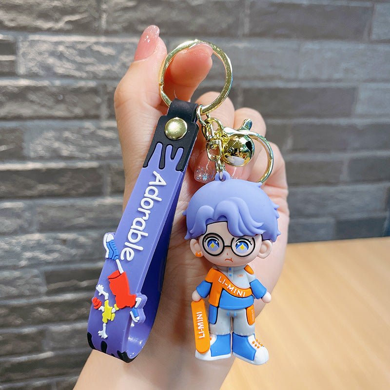 PVC cute trendy and cool male keychain MIC-MLZ019