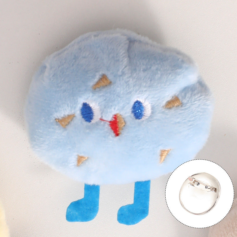 Plush cartoon cute brooch MIC-ZhanY009