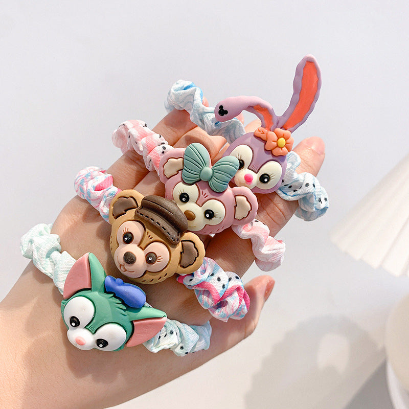 Plush cute cartoon sweet hair rope MIC-DiLan015