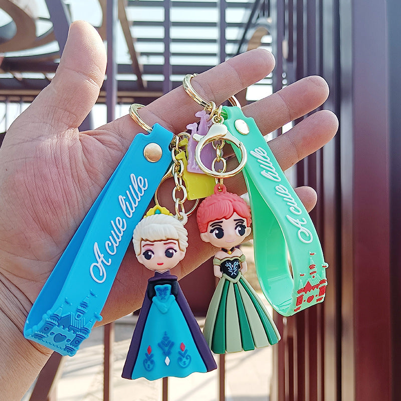 PVC cartoon ice and snow mystery keychain (Minimo de Compra 2) MIC-KuangK007