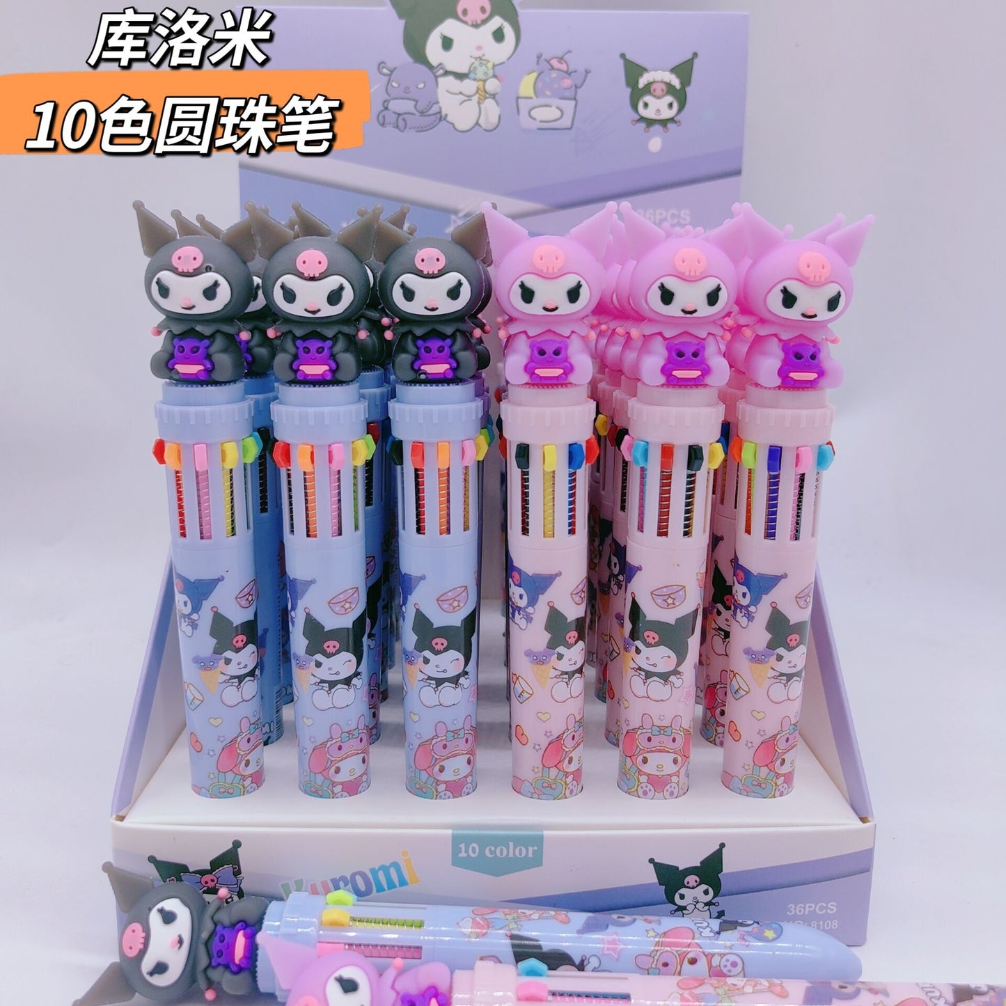 Acrylic lovely doll neutral pen 36PCS MIC-HongL010