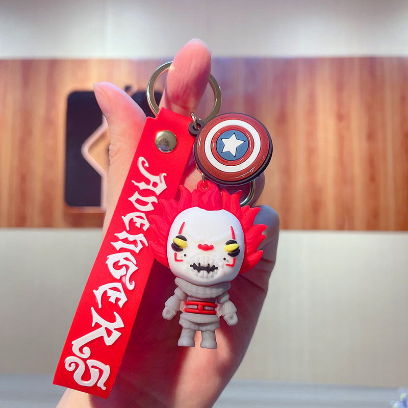 PVC horror clown keychain MIC-JinG050