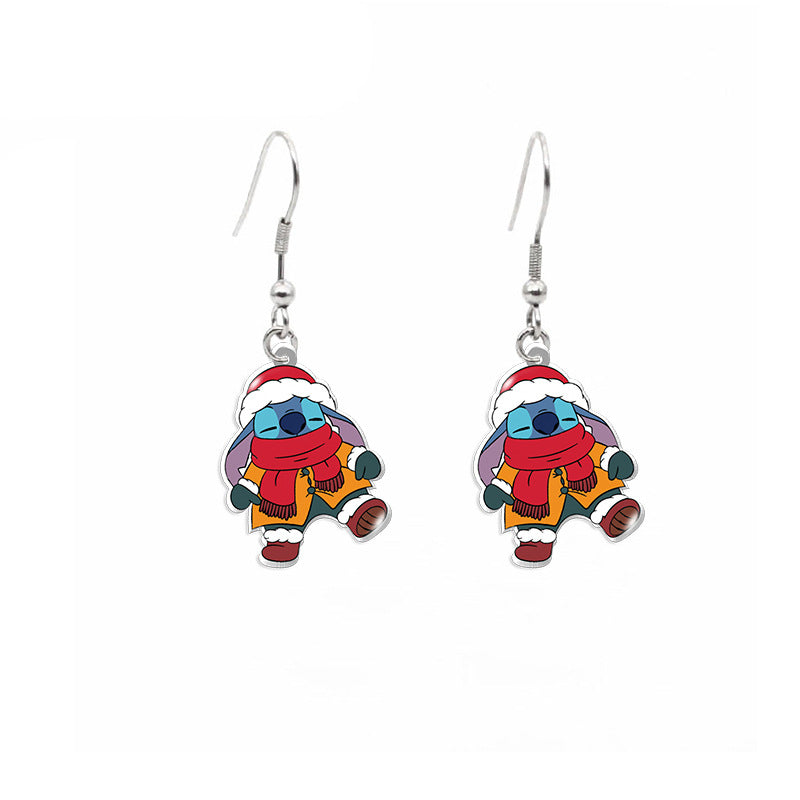 Alloy cartoon cute earrings (Minimo de Compra 2) MIC-ZhaoH003