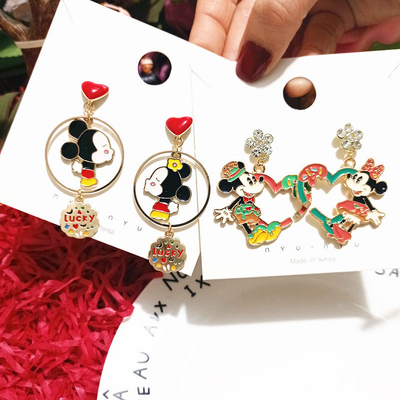 Alloy cartoon cute funny earrings MIC-XingJ070