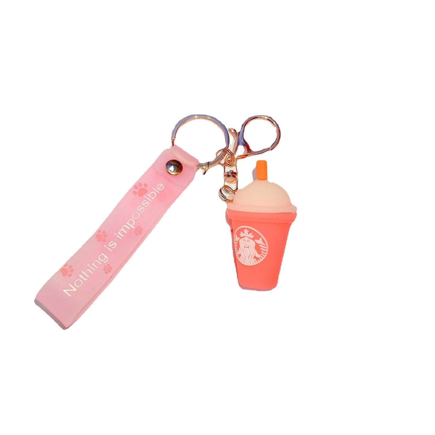 Keychains PVC Hardware Cute Cartoon Cup Minimo de compra 2 JiuS001