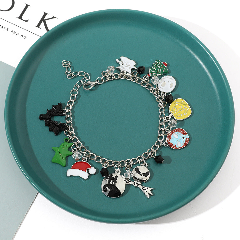 Alloy Christmas Horror Night Bracelet (Minimo de Compra 4) MYA-BoS001