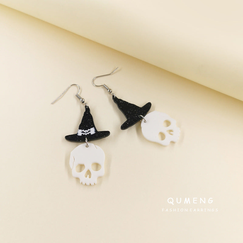 Acrylic Wizard Hat Earstuds (Minimo de compra 2) MIC-QinM004