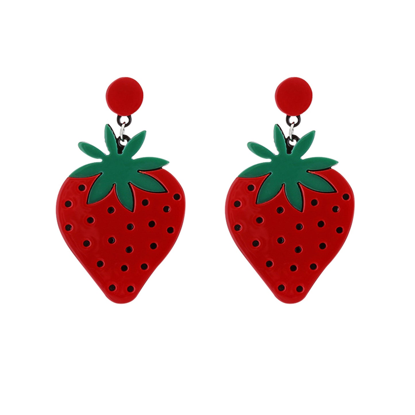 Acrylic Cute Fruit Earrings (Minimo de Compra 2) MYA-YunXi010