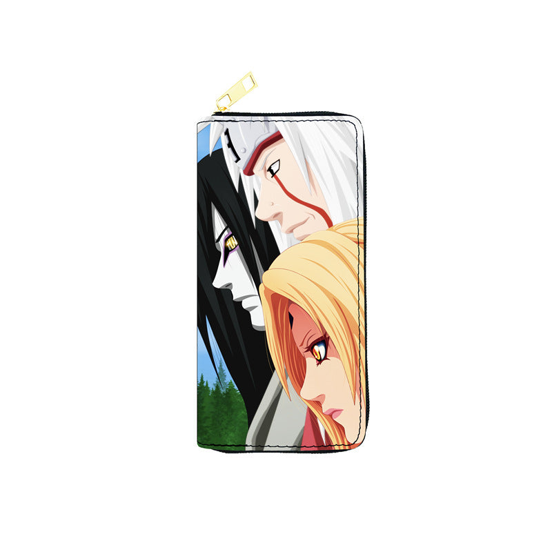 PU handsome anime long wallet (Minimo de compra 3) MIC-JiR009