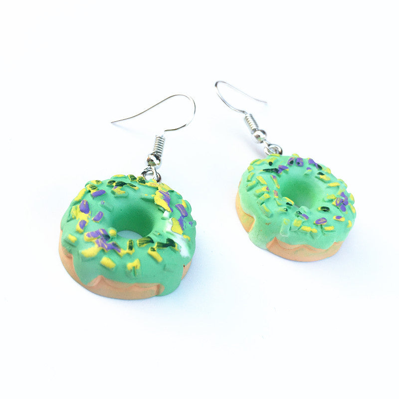 Acrylic New Donut Earrings (Minimo de Compra 2) MIC-ChouT037