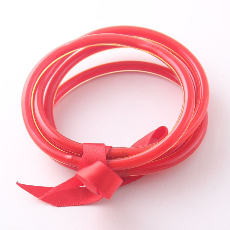 PVC silicone rice bead series bracelet (Minimo de Compra 2) MIC-HuiF005