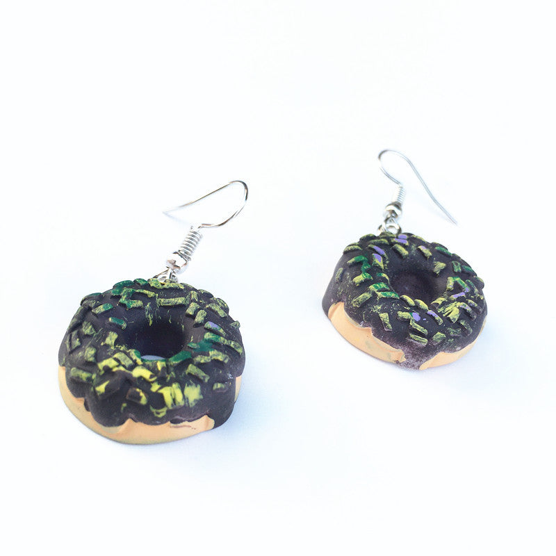 Acrylic New Donut Earrings (Minimo de Compra 2) MIC-ChouT037