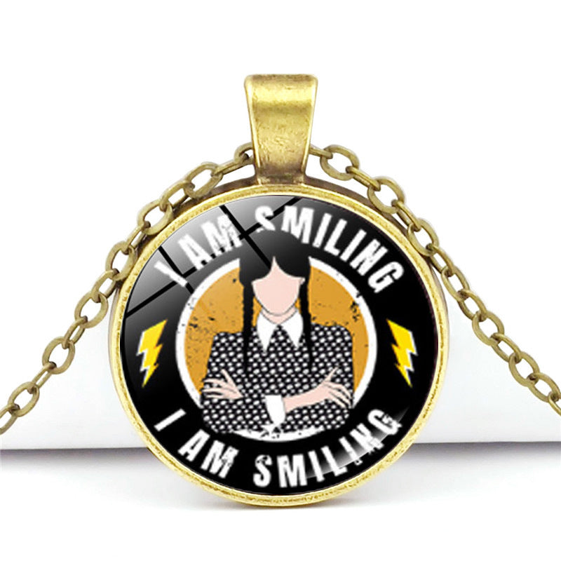 alloy vintage pendant sweater chain MIC-NE-JiaY006