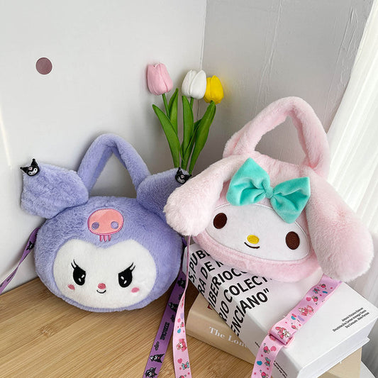 PU plush cute cartoon change shoulder bag MIC-SanL020