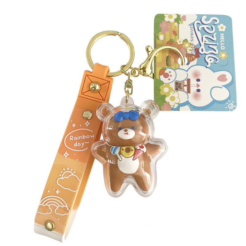 PVC cartoon bear Keychain Minimo de compra 2 MIC-LingY005