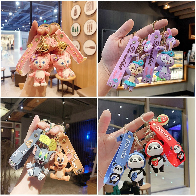 keychain Cute silicone doll pendant doll keychainMIC-JuJi001