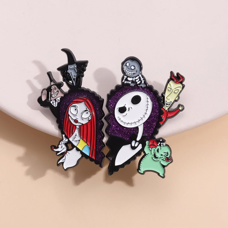 Alloy Halloween cartoon style brooch MIC-ZhuoB010