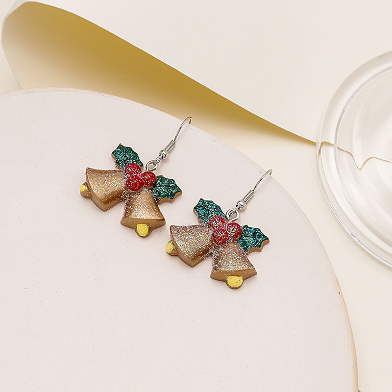 Alloy Christmas series earrings (Minimo de Compra 2) MIC-MDD078