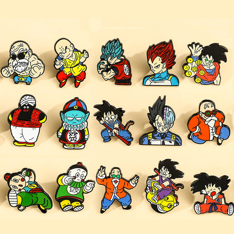 Alloy Cartoon Seven Dragon Ball brooch (Minimo de Compra 10) MIC-ShengY019