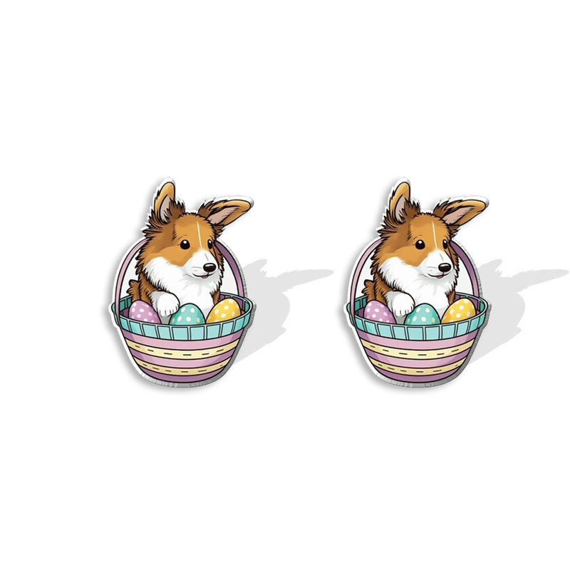 Alloy Easter Small Animal Earrings (Minimo de compra 5) MIC-XiangL066