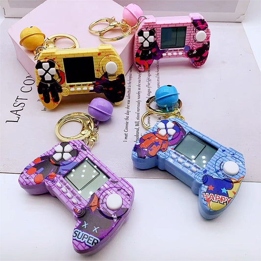 Keychains  Acrylic Handheld Mini Game Console Toy MOQ≥2 DMF016