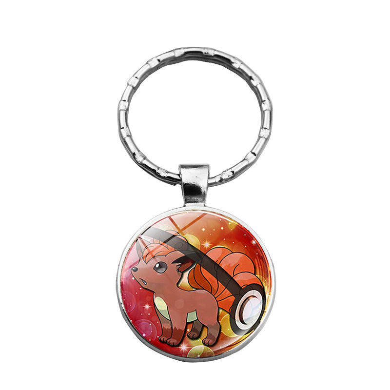 Metal pocket monster keychain MIC-HengX005