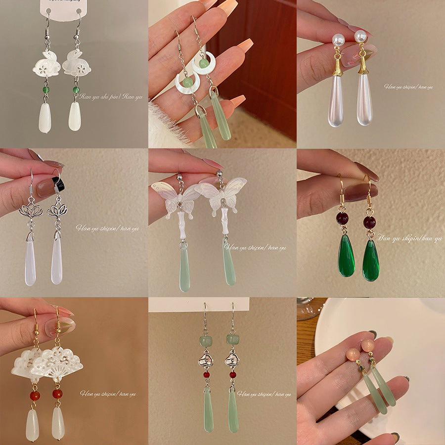 Alloy Cute Oil Dropping Ghost Earrings (Minimo de Compra 2) MIC-HanY002