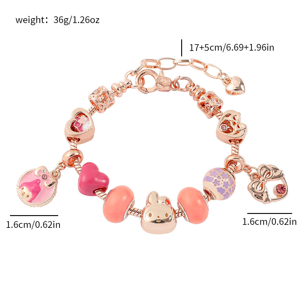 Alloy cartoon anime bracelet (Minimo de Compra 5) MIC-ZhuoX019