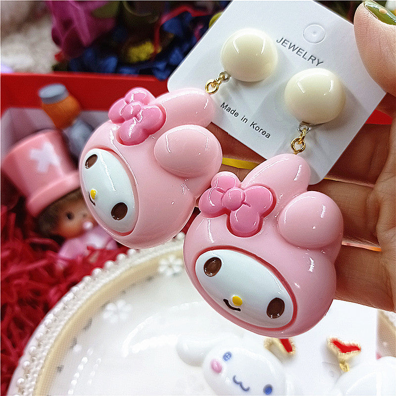 Earring Resin Cute Cartoon Stud Earrings (S) WaiWai004