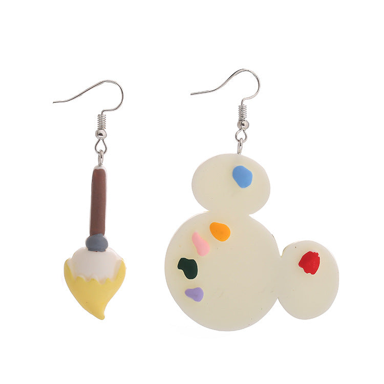 Acrylic Colorful Tone Earrings MIC-ChouT003