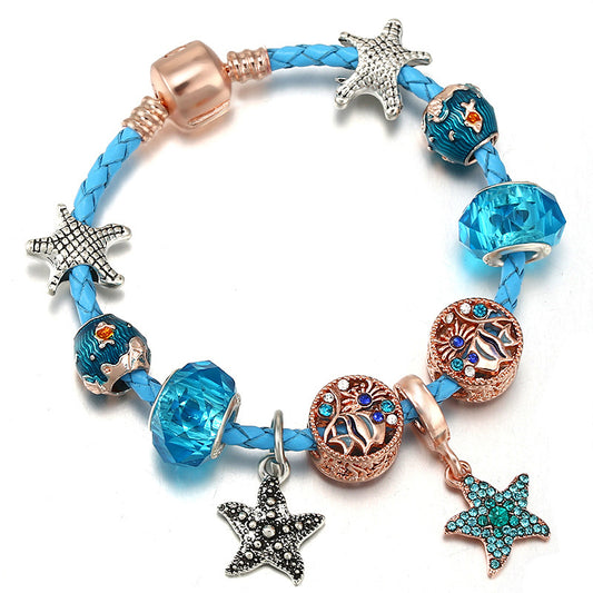 Alloy DIY Pandora Cartoon Bracelet MYA-LiY031