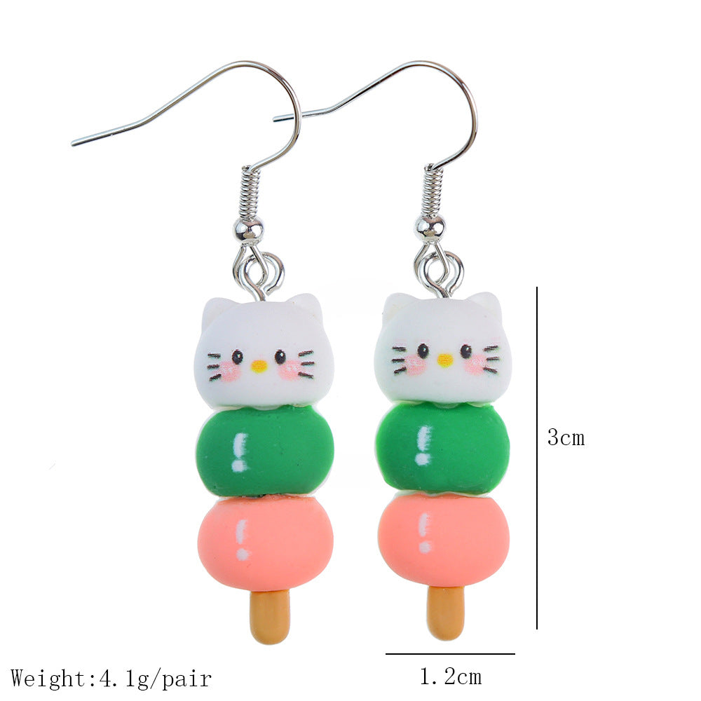 Cat Earrings US-NiQ005