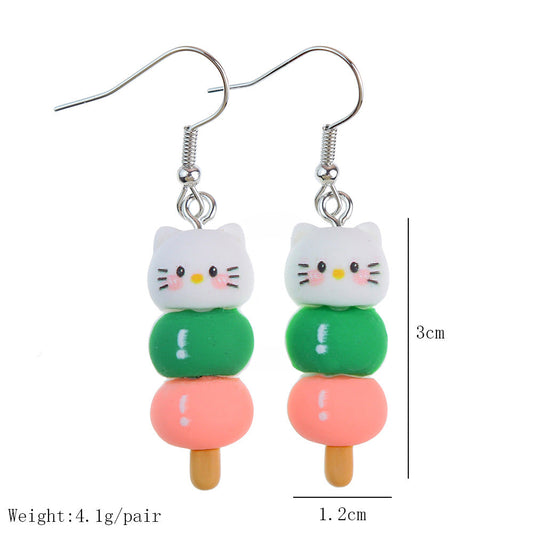 Cat Earrings US-NiQ005