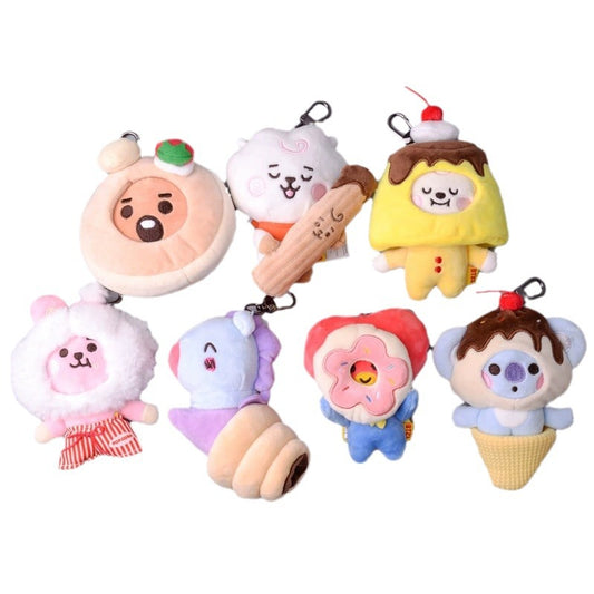 Plush cartoon cute keychain (Minimo de compra 2) MIC-LYZ004