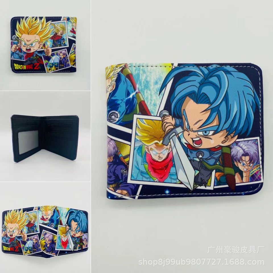 PU Seven Dragon Ball Short Wallet MIC-HaoJ010