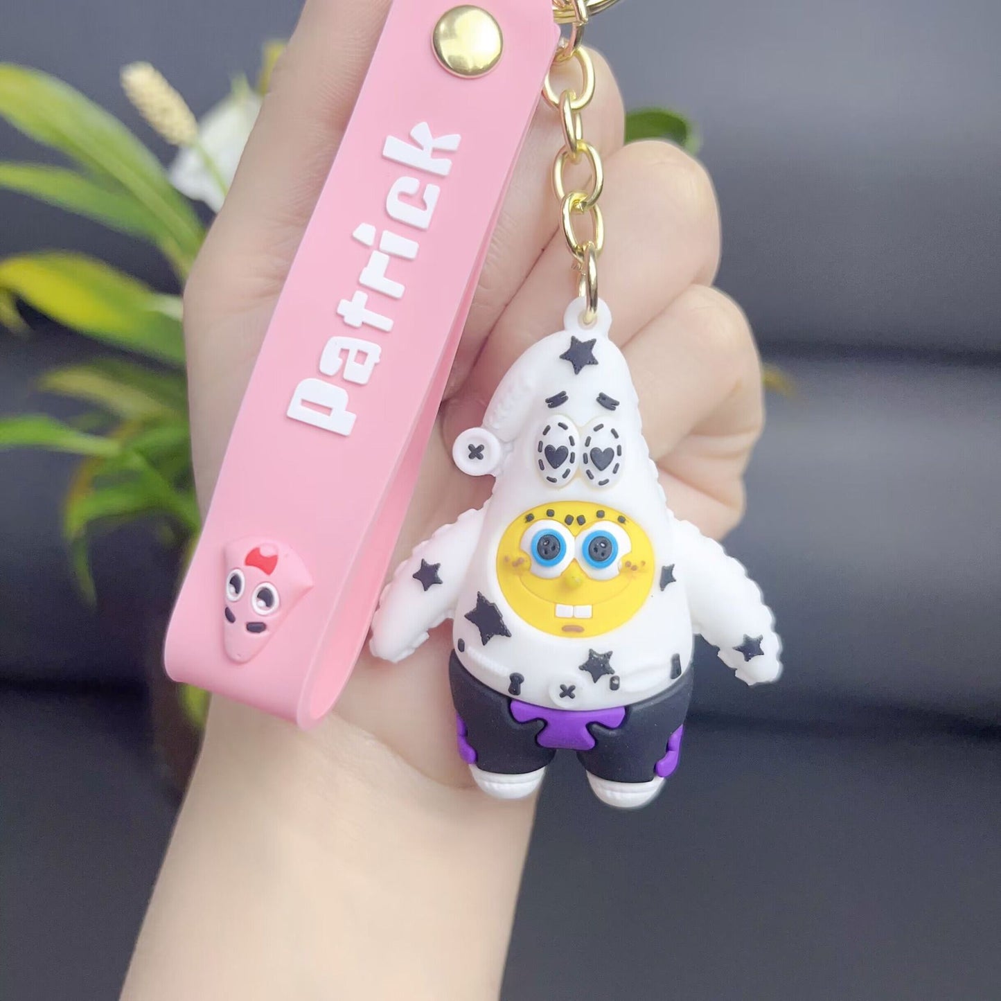 PVC cartoon sponge baby keychain (Minimo de Compra 2) MYA-YaE007