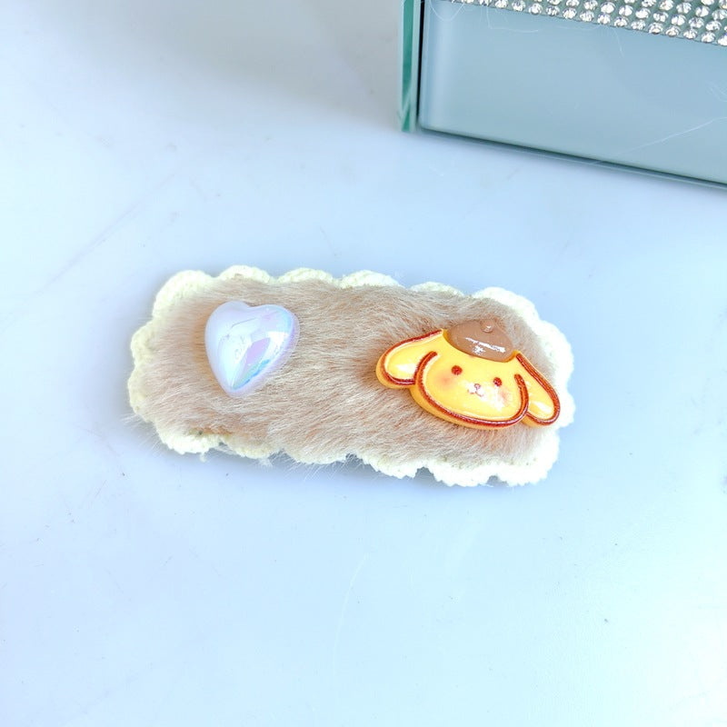 Resin cartoon cute hair clip (Minimo de compra 12) MIC-ZiZ002