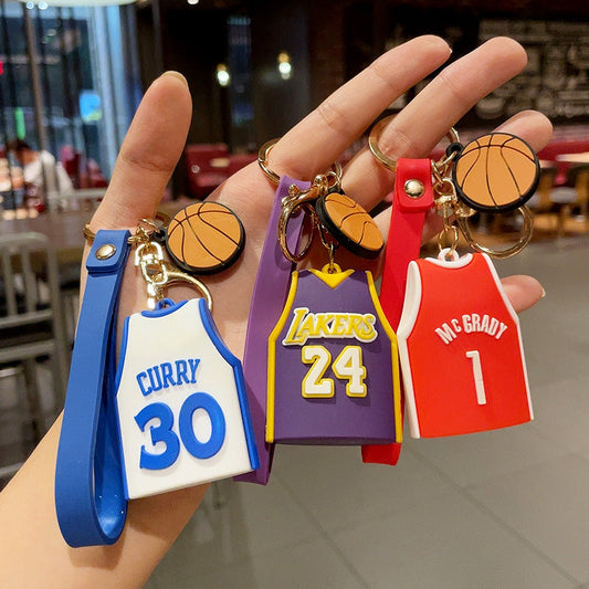 Wholesale Keychains PVC Cute Jersey MXiong015