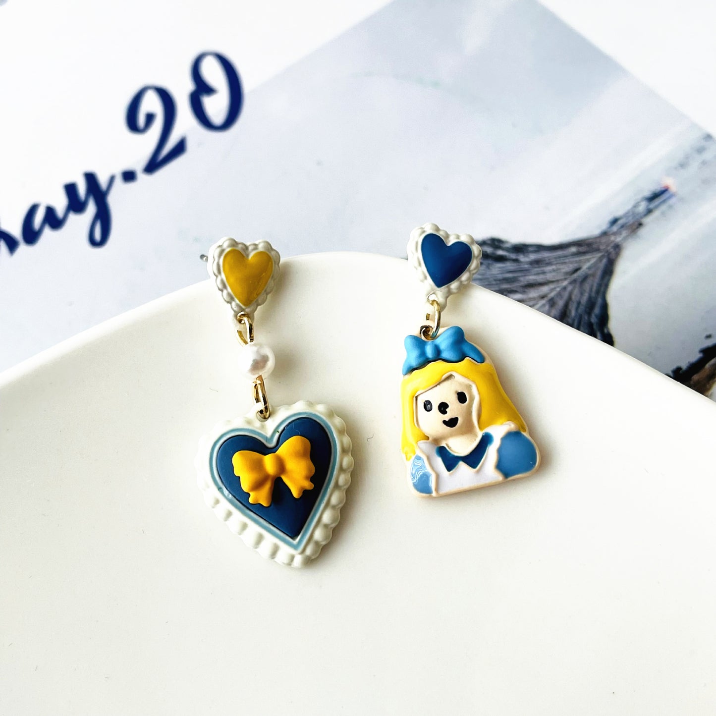 Alloy cartoon cute earrings MIC-ASY004