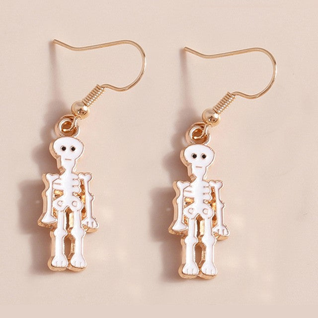 Alloy Death Ghost Skeleton Earrings (Minimo de Compra 2) MYA-LuoT007