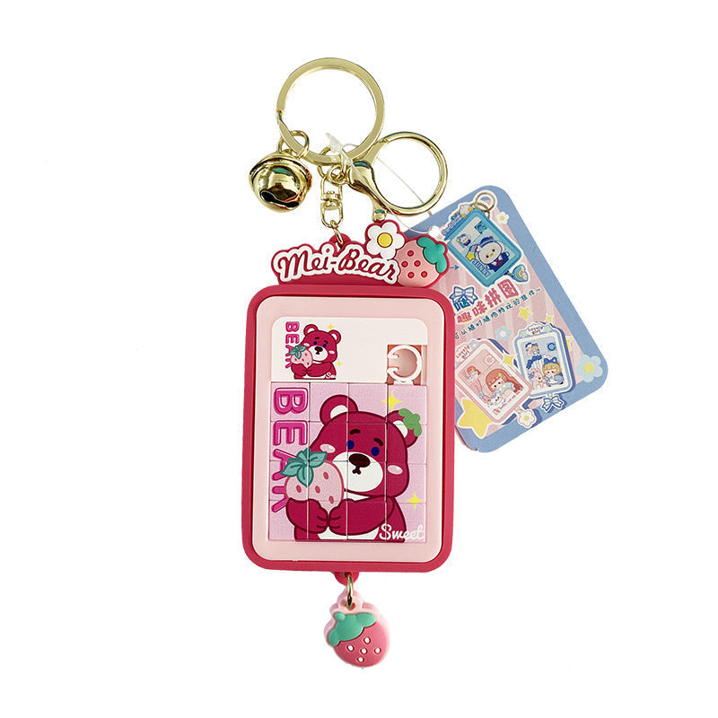 PVC palm puzzle Keychain Minimo de compra 2 MIC-LingY002