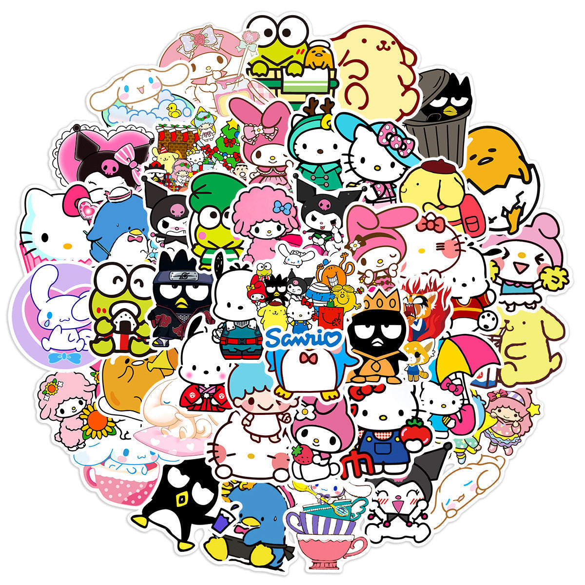 Sticker PVC Cute Cartoon Waterproof 50 Sheets Minimo de compra 3 (S) HQiao006