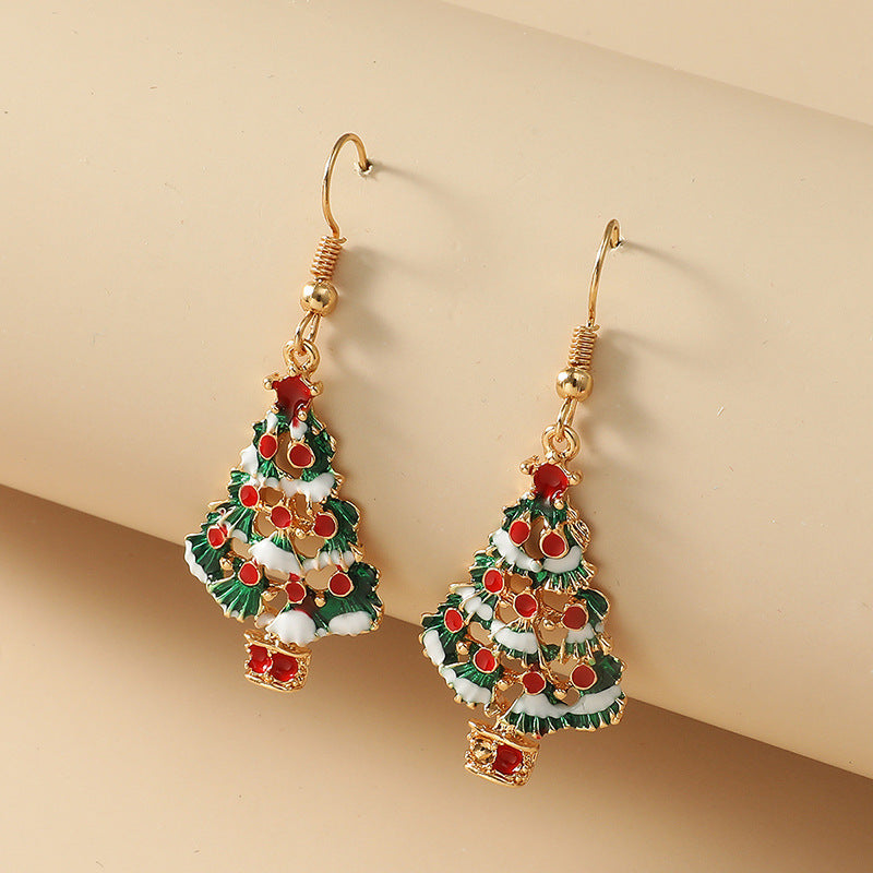 Alloy Christmas Earrings MYA-KaiQ042