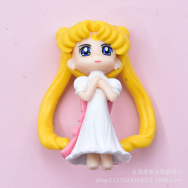 Resin Beauty Girl Warrior Accessories MIC-ZhiB006