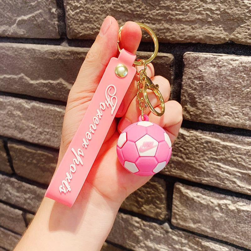 Cartoon PVC Silicone Basketball Cute Keychain (F) MIC-JCai027