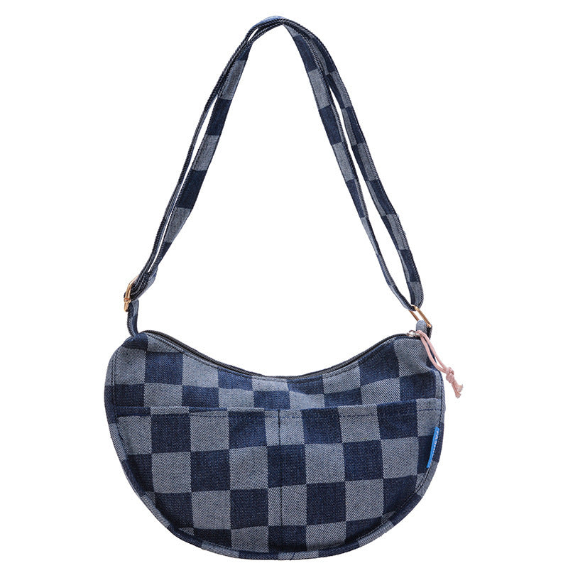 PU Checkerboard Large Capacity Shoulder Bag MIC-DaJ005