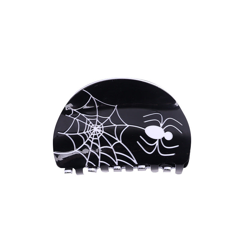 Plastic Halloween retro spider hair clip (Minimo de Compra 2) MIC-SanE001